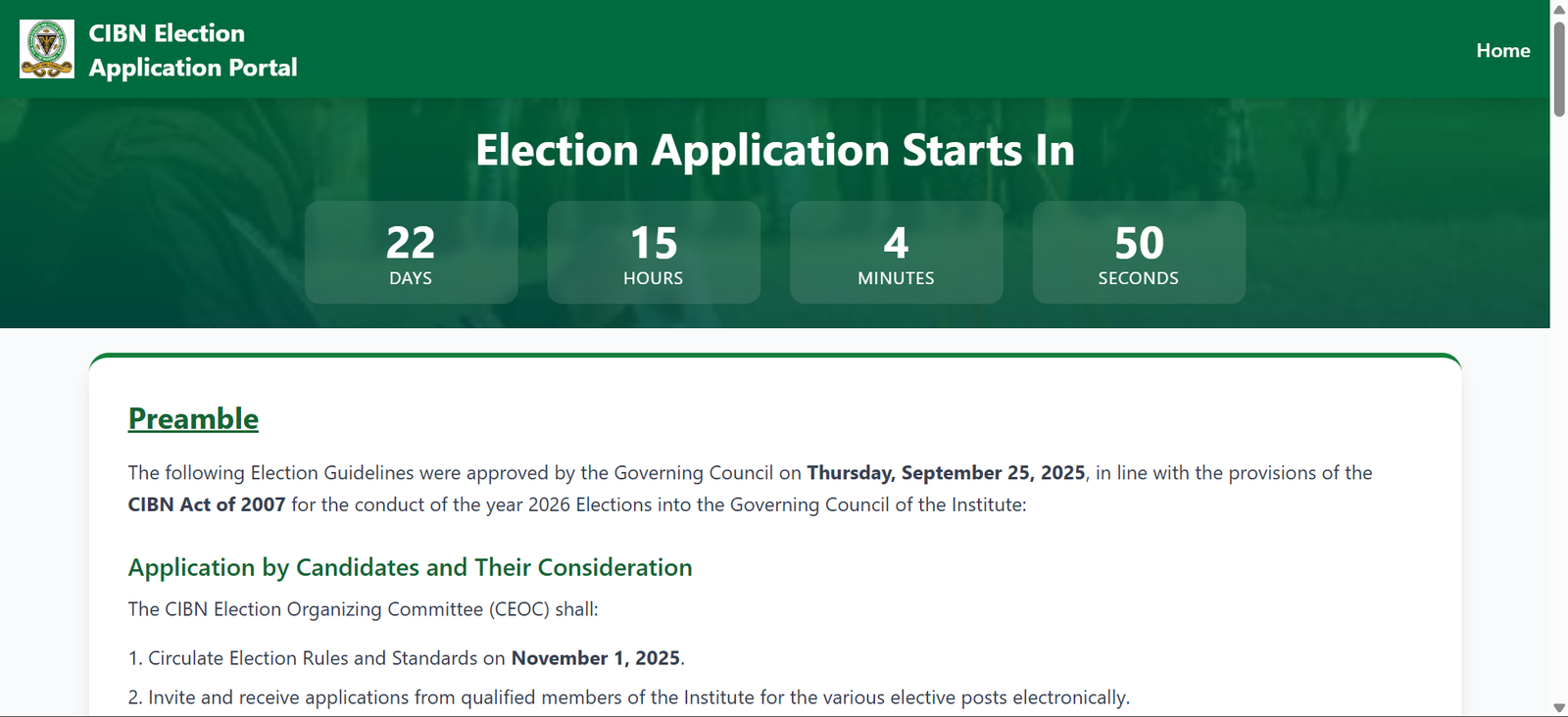 Rebranding the CIBN Election Application Portal – My Week as a Frontend Firefighter